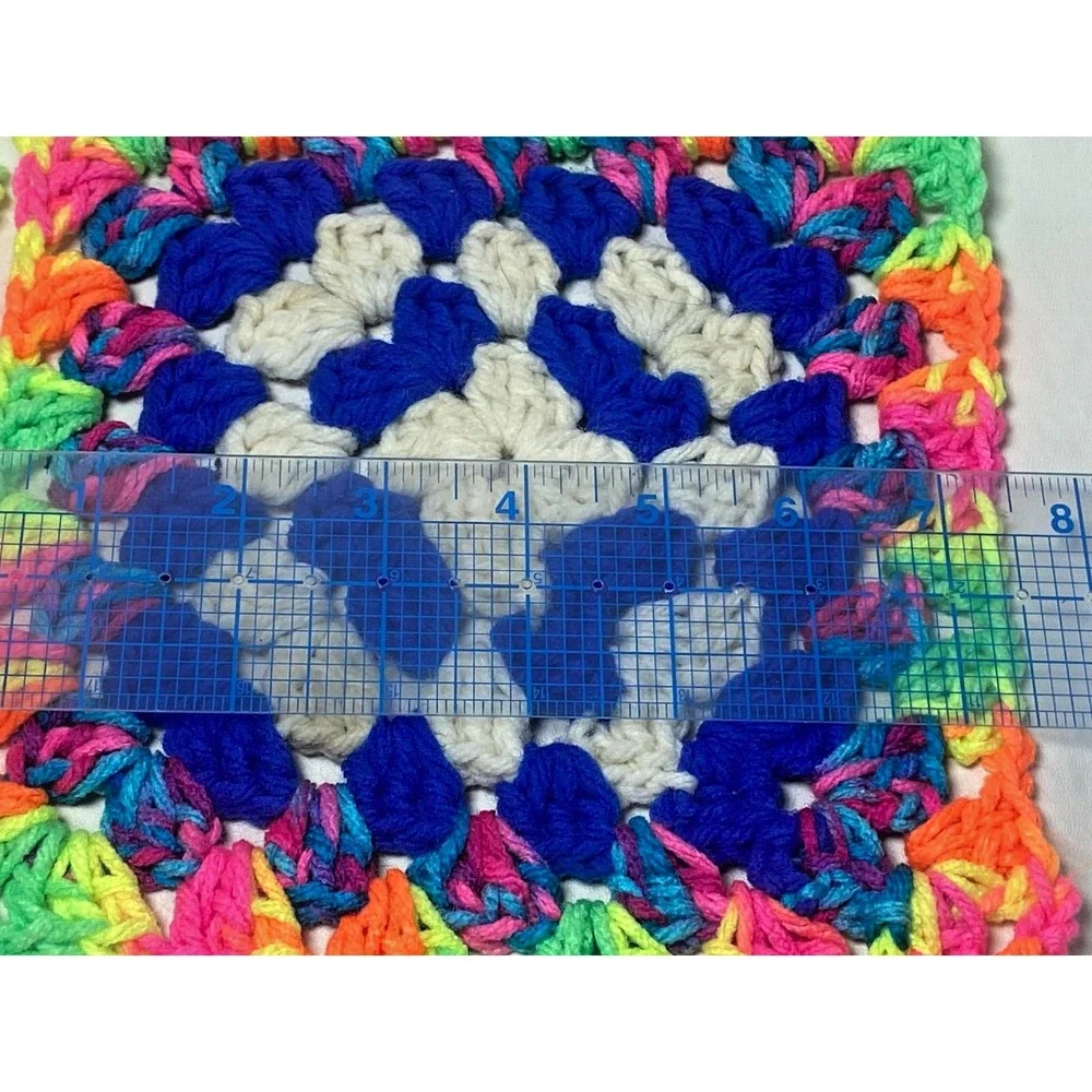 VTG Handmade Crocheted Potholders Hot Pads‎ Coaster Granny Cottage Core Lot of 4